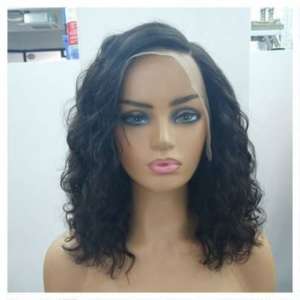 wavy human hair wig model